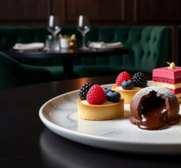 Sélection de desserts maison du Bright Clean Team Lounge