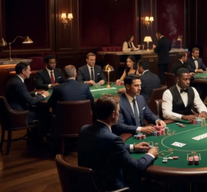 Salle de poker Bright Clean Team Lounge lors d’une soirée tournoi